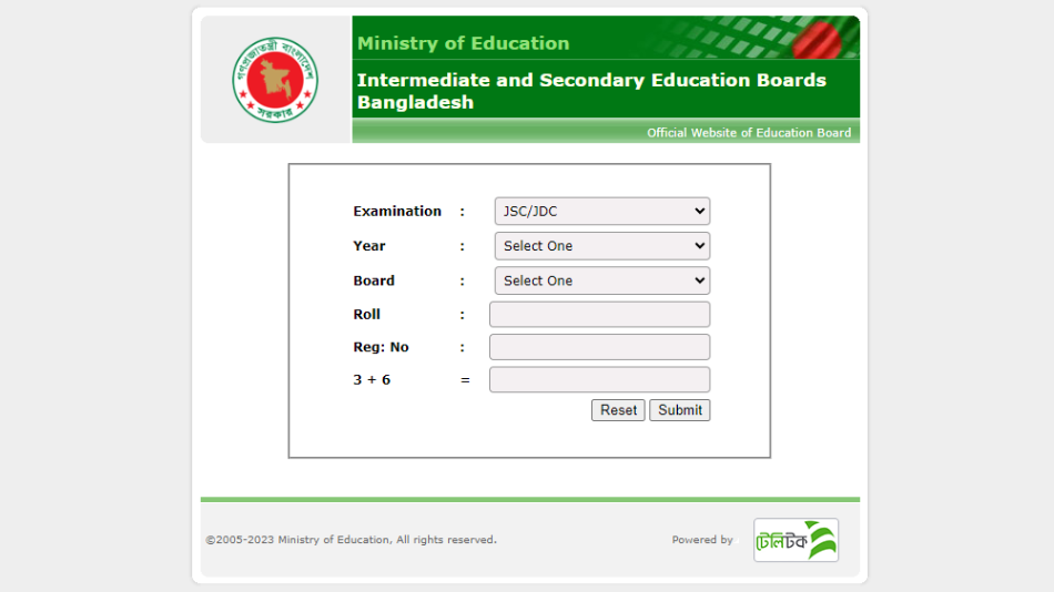 Education Board Result